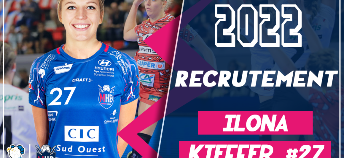 Ilona Kieffer signe au Mérignac Handball