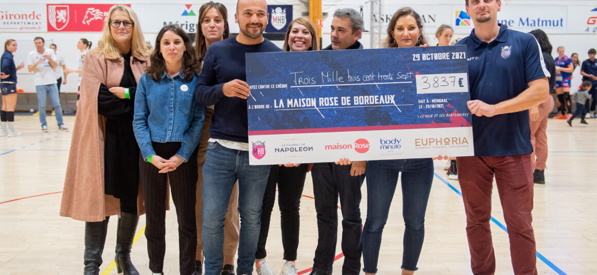 OCTOBRE ROSE : 3837€ pour La Maison Rose de Bordeaux ! 