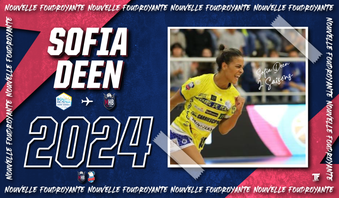 Sofia Deen, nouvelle Foudroyante du Mérignac Handball