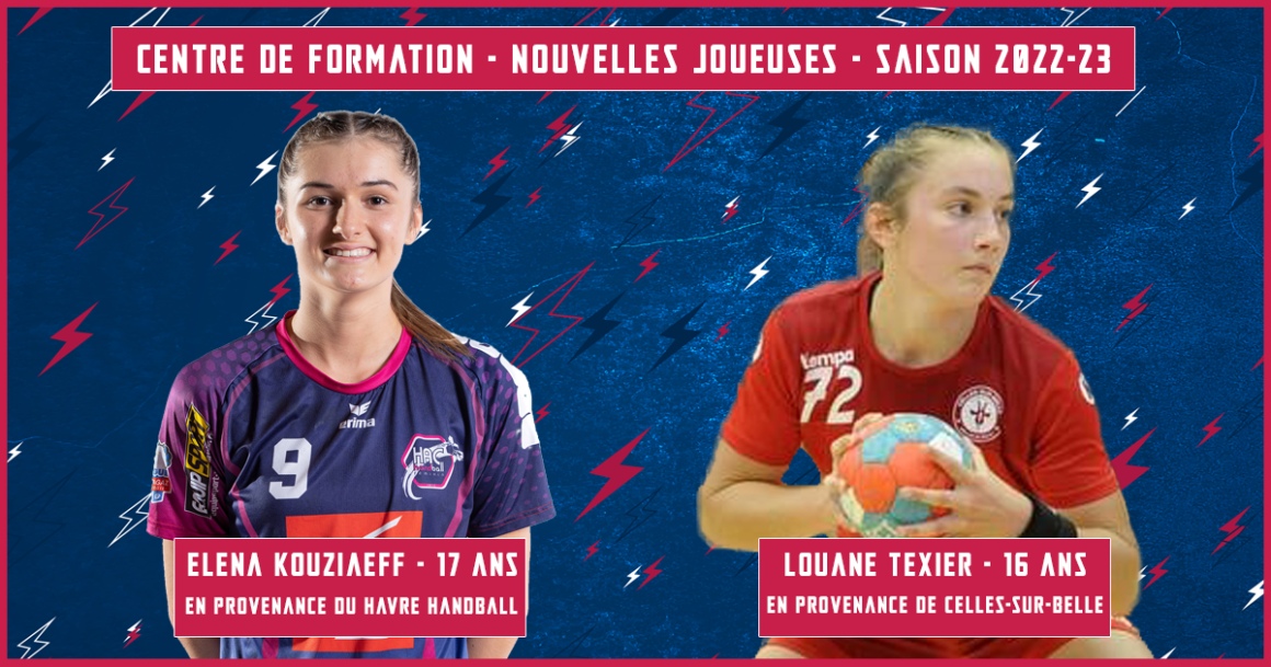Deux nouvelles joueuses au Centre de Formation du Mérignac Handball