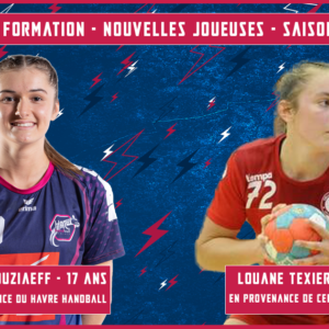 Deux nouvelles joueuses au Centre de Formation du Mérignac Handball