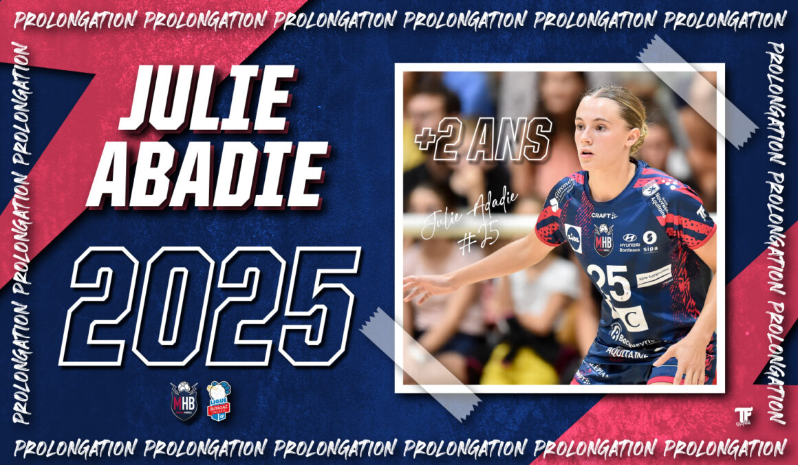 JULIE ABADIE SIGNE SON PREMIER CONTRAT PROFESSIONNEL AU MHB